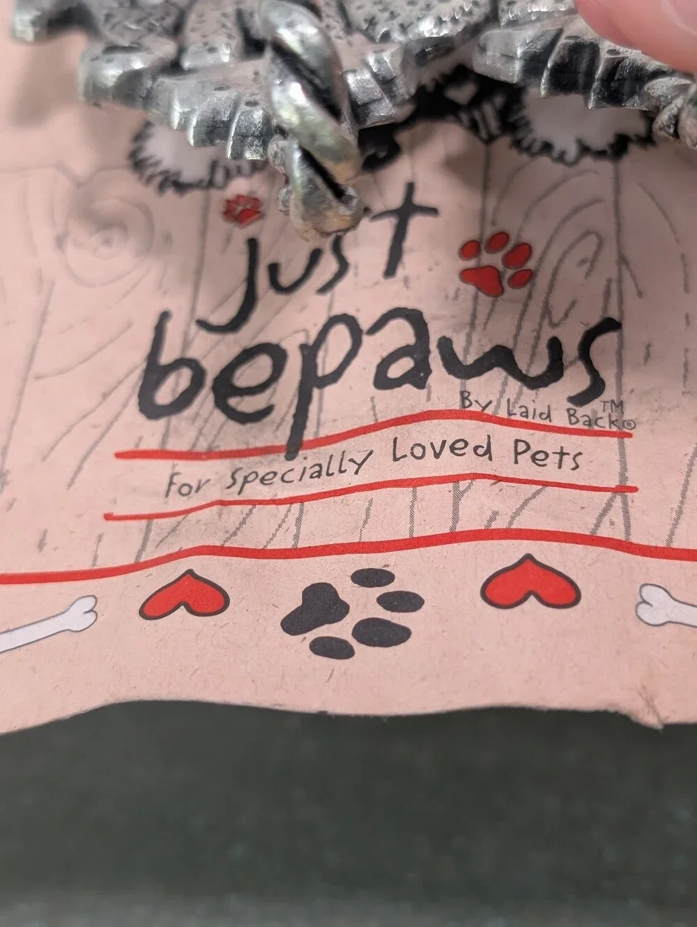 Just Bepaws Walk Me Now Pewter Wall Two Hook Key Holder Dog Pet Leash Hanger